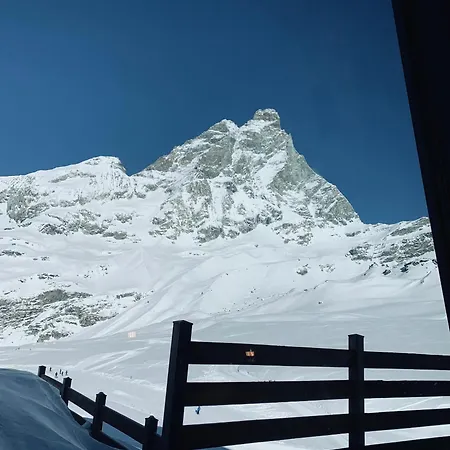 דירה White Star Cervinia - Stunning Matterhorn View With Terrace And Private Parking ברויל-קרוויניה